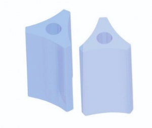 Quickmat Silicona Delta Tubos Autoclavable Tridimensional Refill 15 pares